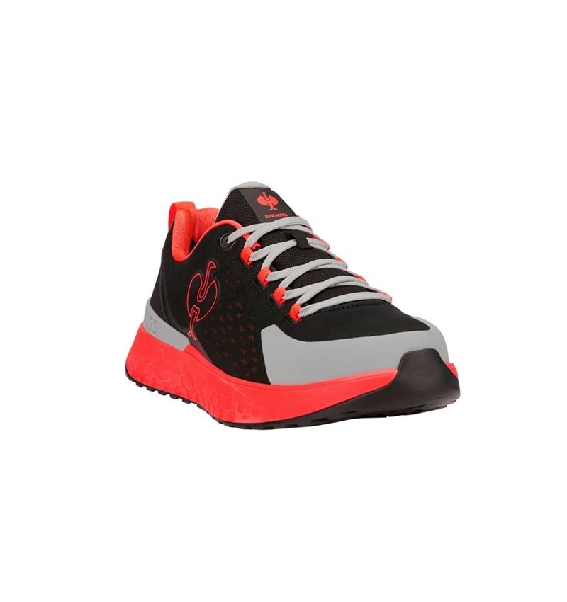 SB: SB Bezpečnostná obuv e.s. Comoe low + čierna/výstražná červená 5