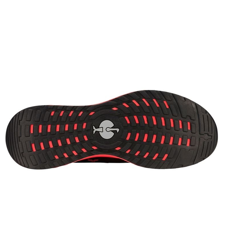 SB: SB Bezpečnostná obuv e.s. Comoe low + čierna/výstražná červená 6
