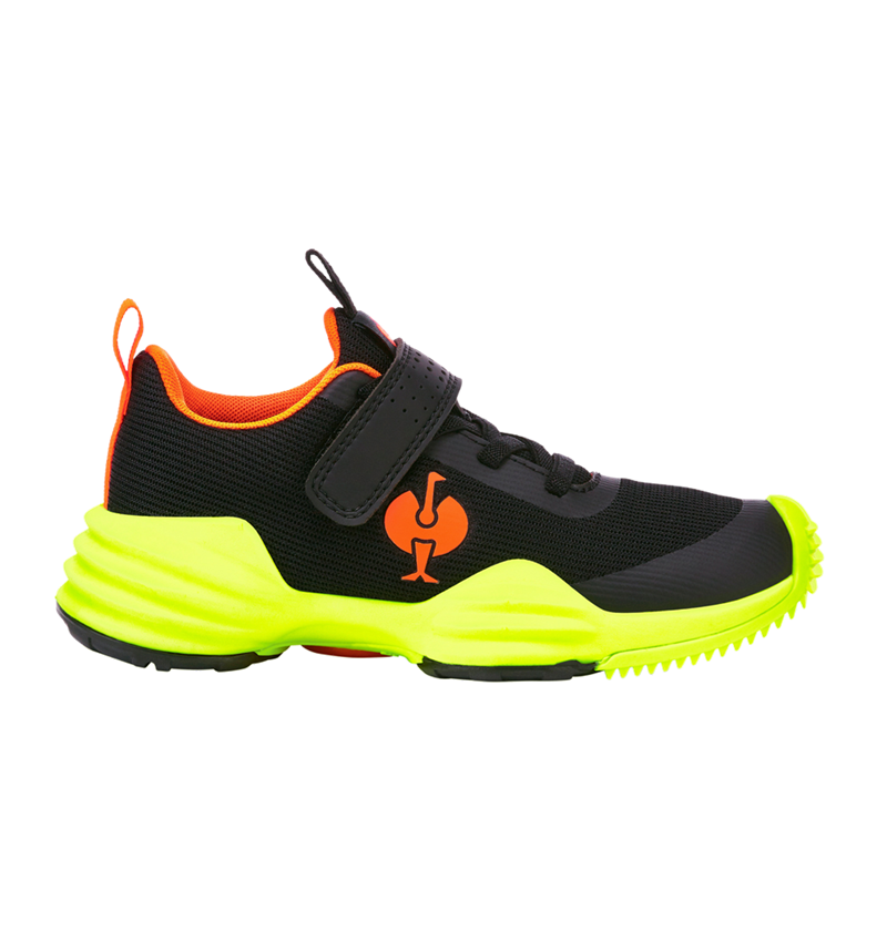 Detská obuv: Viacúčelová obuv e.s. Porto, detská + čierna/výstražná žltá/výstražná oranžová 2