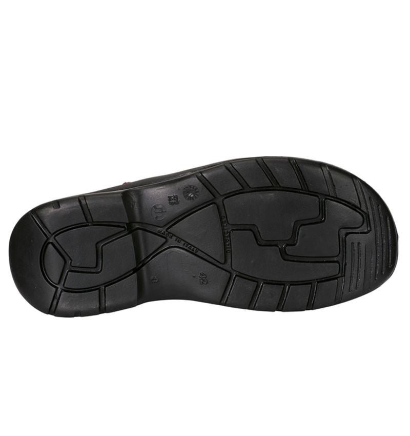 S1P: S1P bezpečnostné sandále Comfort12 + čierna/červená 2