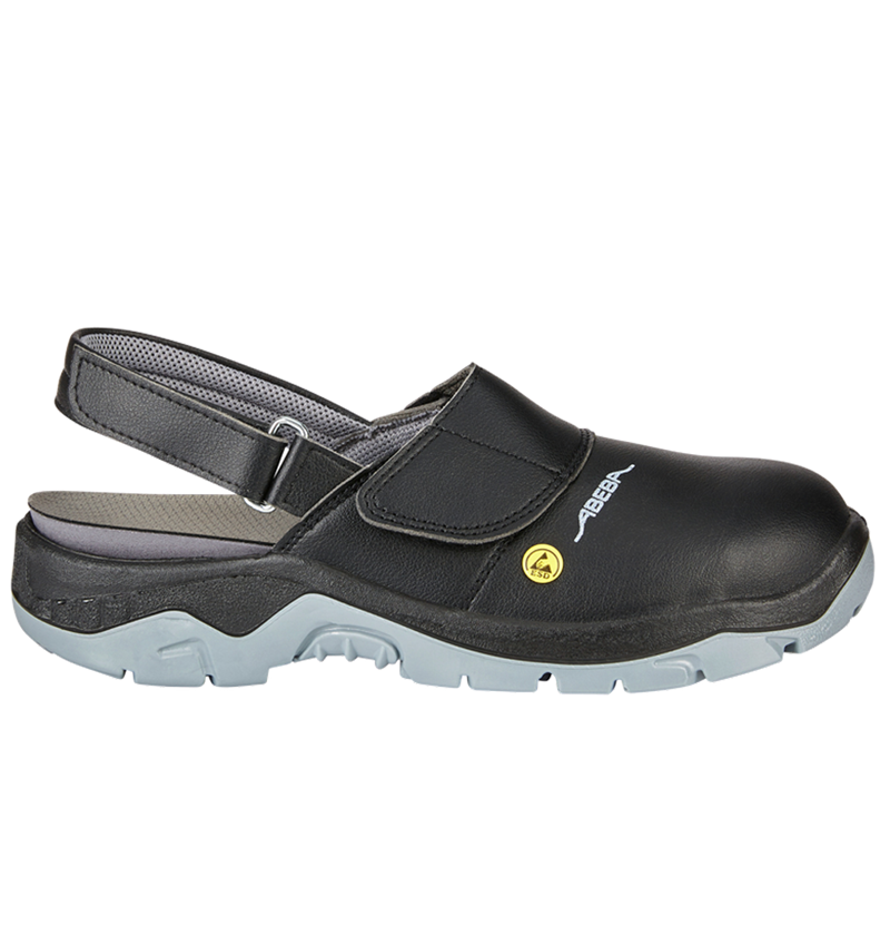 Gastro / Kuchárska obuv: ABEBA SB bezpečnostná obuv Samos + čierna