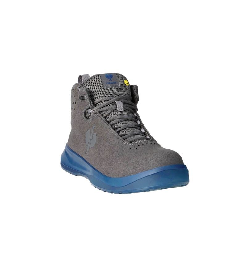 S1P: S1P bezpečnostná obuv e.s. Banco mid + antracitová/alkalická modrá 3