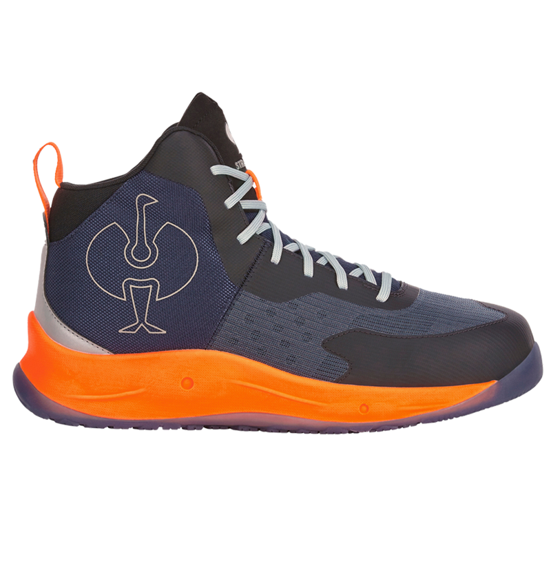 S1P: S1PS bezpečnostná obuv e.s. Marseille mid + tmavomodrá/výstražná oranžová 4