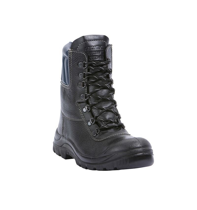 S3: STONEKIT S3 Zimná vysoká bezpečnostná obuv Ottawa + čierna/modrá 1
