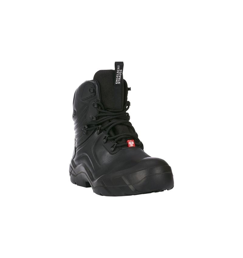 Strechári / Tesári / Pokrývač obuv: e.s. S3 Bezpečnostná obuv Apodis mid + čierna 3