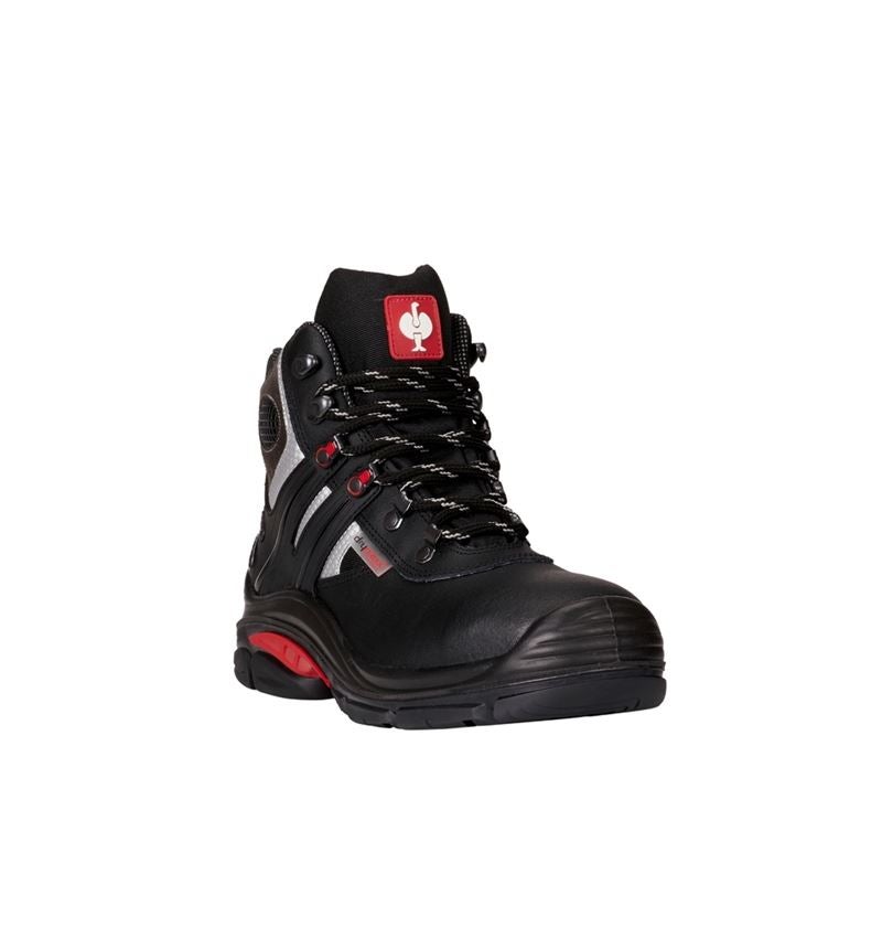 S3: S3 Bezpečnostná obuv Salzburg + čierna/červená 1