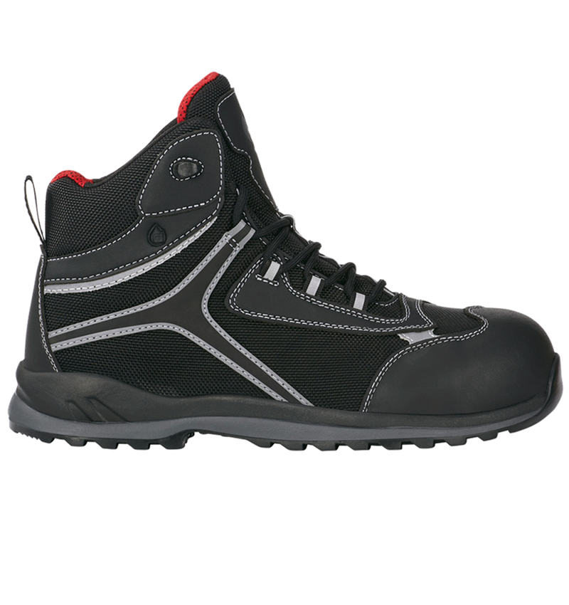 S3: e.s. S3 bezpečnostná obuv Zahnia mid + čierna 2