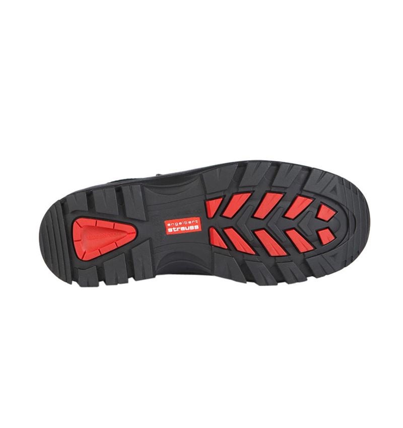 Strechári / Tesári / Pokrývač obuv: S3 bezpečnostná obuv David + čierna/červená 2