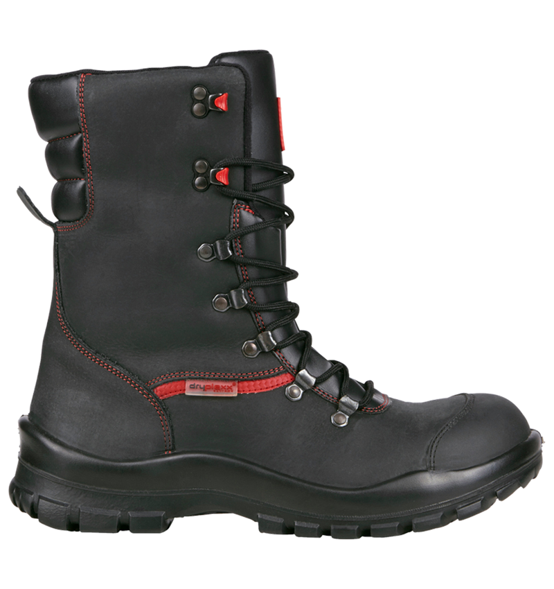 S3: S3 zimná vysoká bezpečnostná obuv Comfort12 + čierna/červená 1