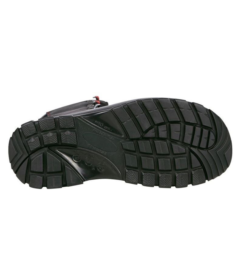 S3: S3 zimná vysoká bezpečnostná obuv Comfort12 + čierna/červená 3