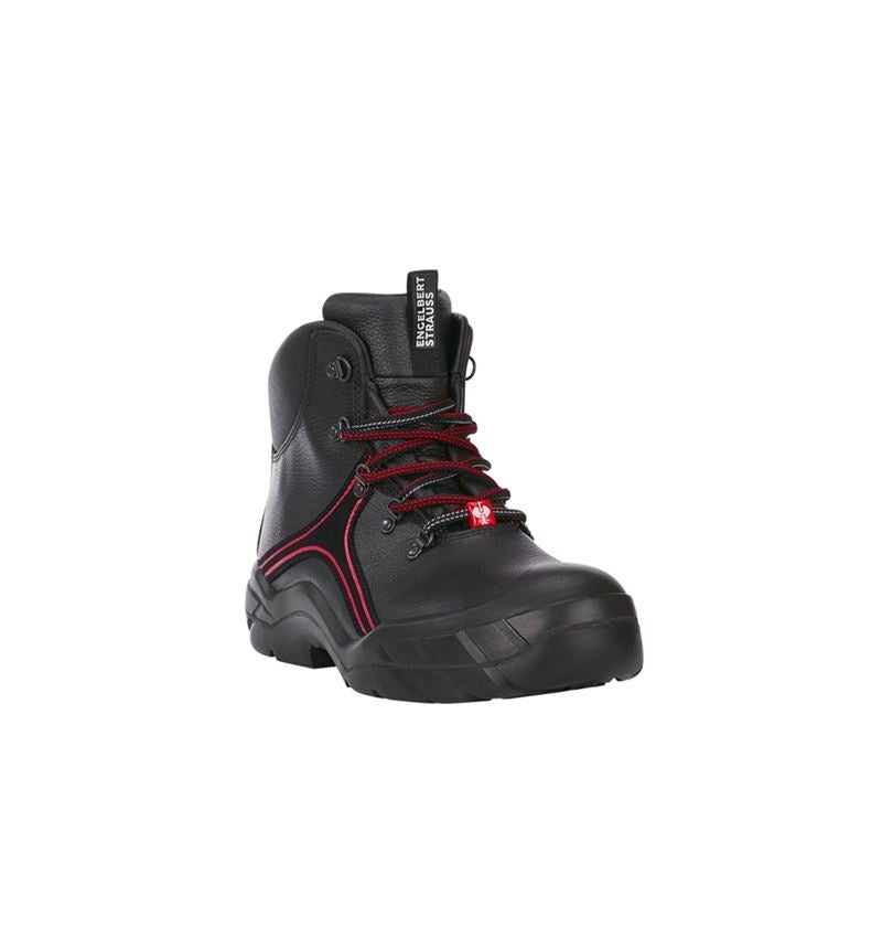 Strechári / Tesári / Pokrývač obuv: e.s. S3 bezpečnostná obuv Matar + čierna/červená 2