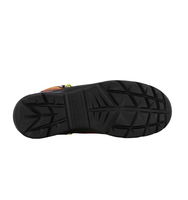 S3: e.s. S3 bezpečnostná obuv Kajam + čierna/výstražná oranžová/výstražná žltá 2