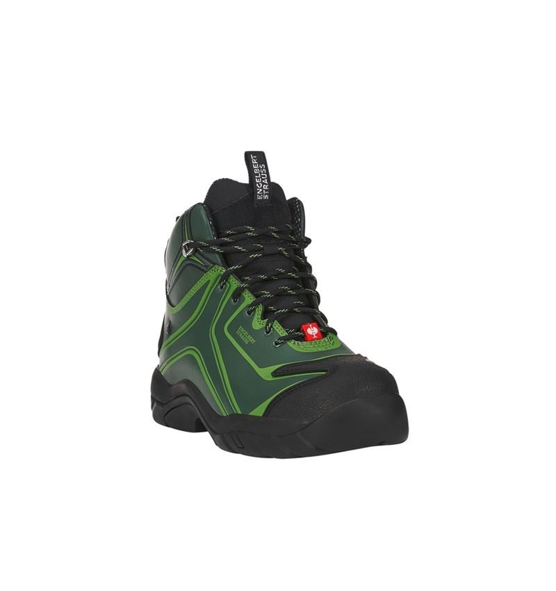 S3: e.s. S3 bezpečnostná obuv Kajam + zelená/morská zelená 2