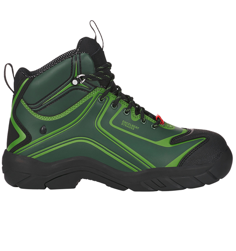 S3: e.s. S3 bezpečnostná obuv Kajam + zelená/morská zelená 1