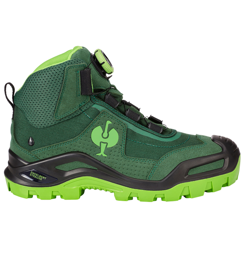 S3: e.s. S3 bezpečnostná obuv Kastra II mid + zelená/morská zelená 2