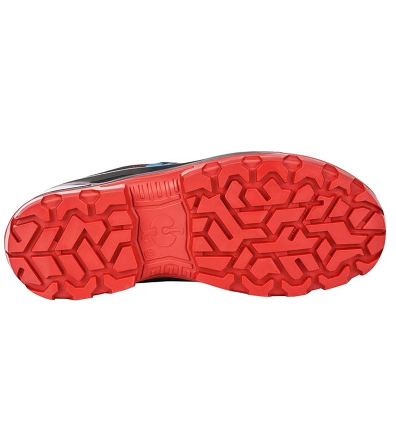 S3: S3 Bezpečnostná obuv e.s. Kastra II low + čierna/ohnivá červená/enciánová modrá 3