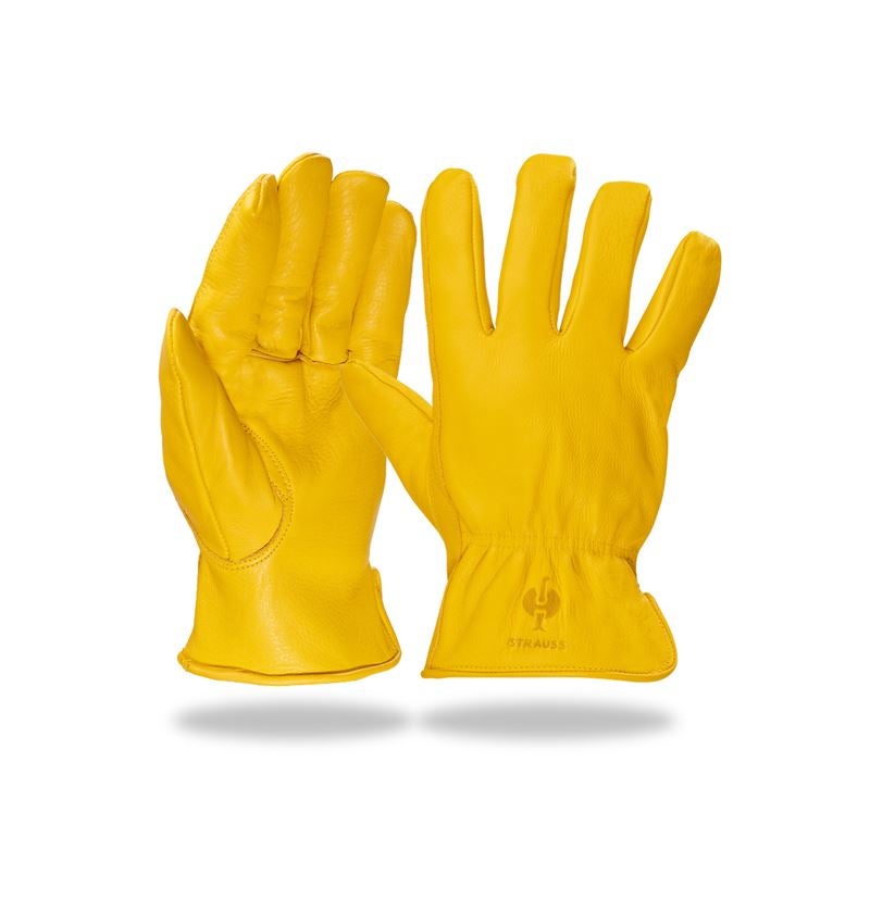 Koža: Zimné rukavice z plnej lícovanej kože Yellowstone