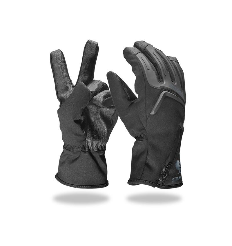 Hybridné: Zimné rukavice pre mechanikov e.s. Proteus Ice + čierna/sivá