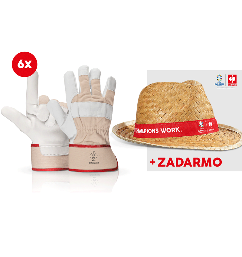Spolupráce: 6x kožené rukavice Phoenix + klobúk EURO2024
