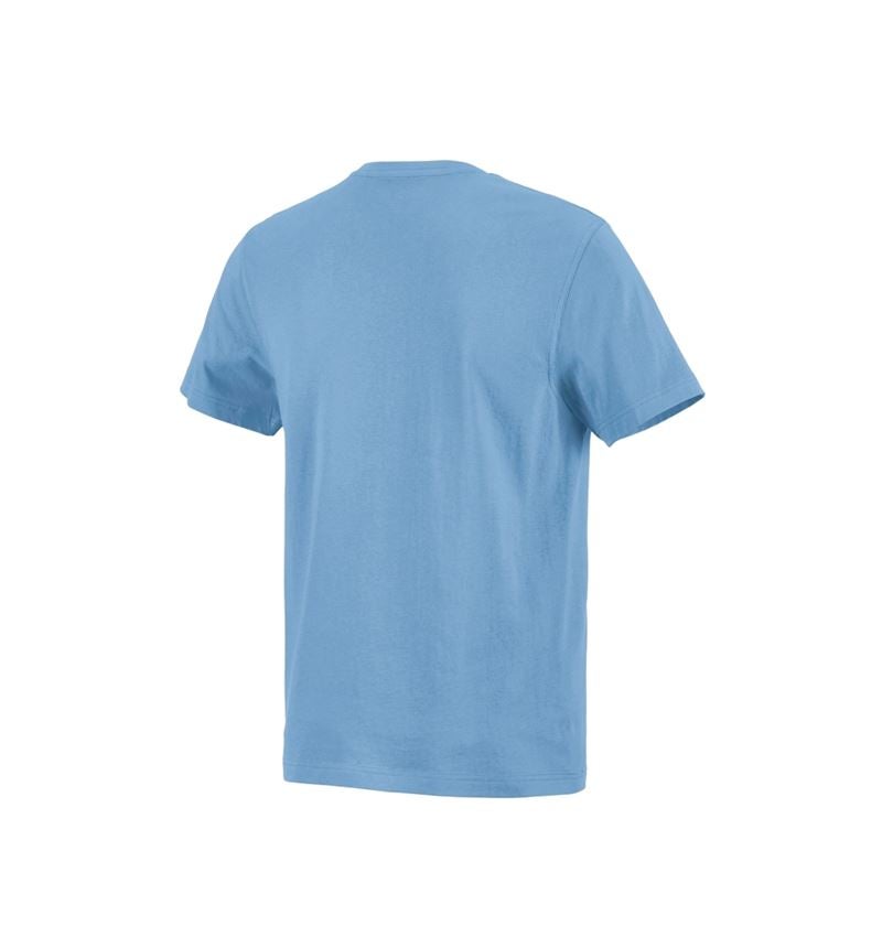 Tričká, pulóvre a košele: Tričko e.s. cotton + azúrová modrá 1