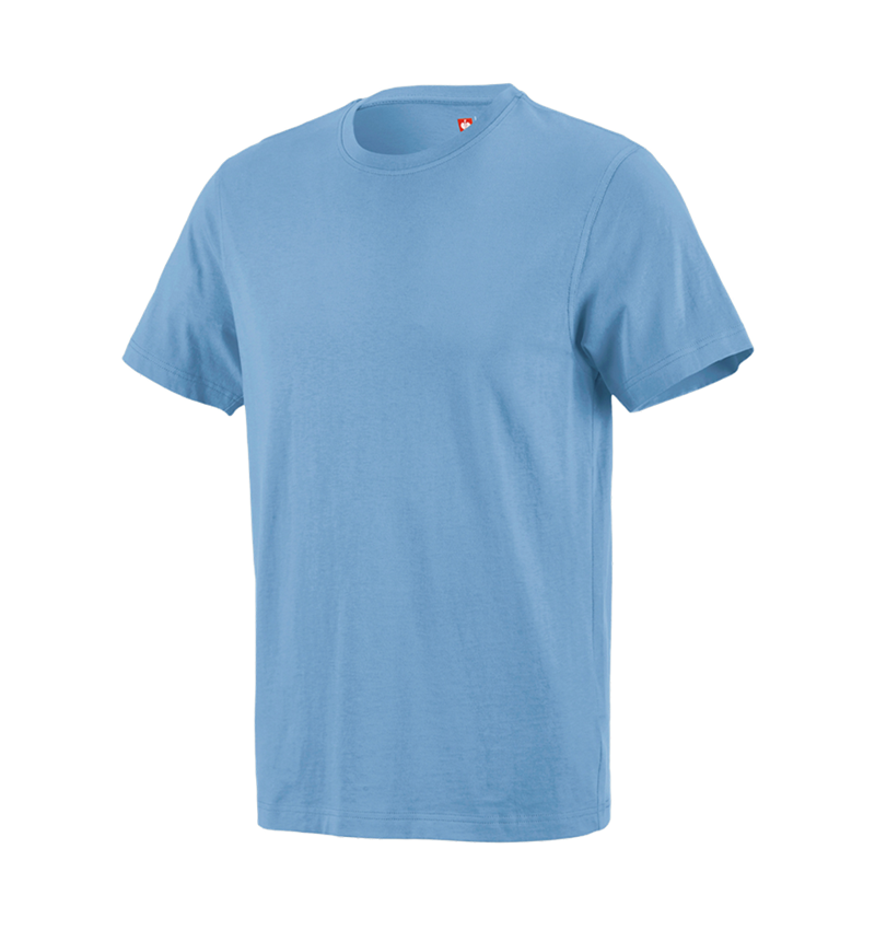 Tričká, pulóvre a košele: Tričko e.s. cotton + azúrová modrá
