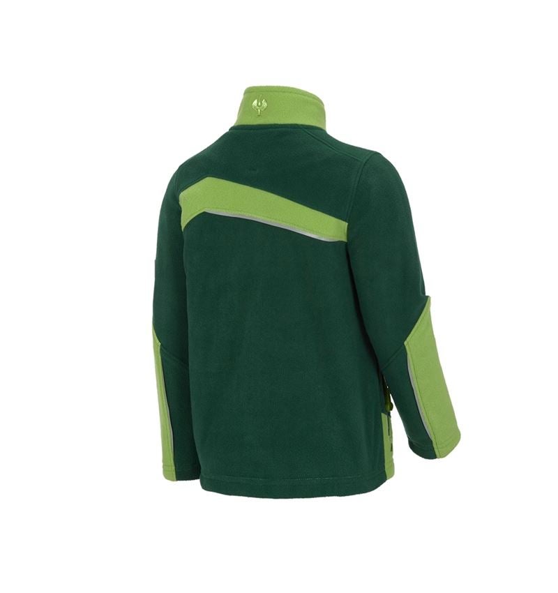 Bundy: Flísová bunda e.s.motion 2020, detská + zelená/morská zelená 3