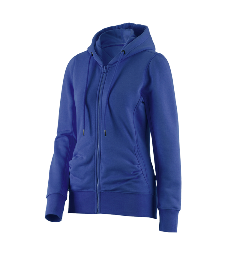 Tričká, pulóvre a košele: Mikina s kapucňou e.s. poly cotton, dámska + nevadzovo modrá