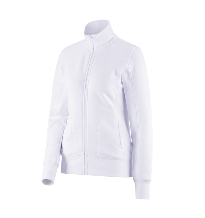 Tričká, pulóvre a košele: Mikina e.s. poly cotton, dámska + biela 1