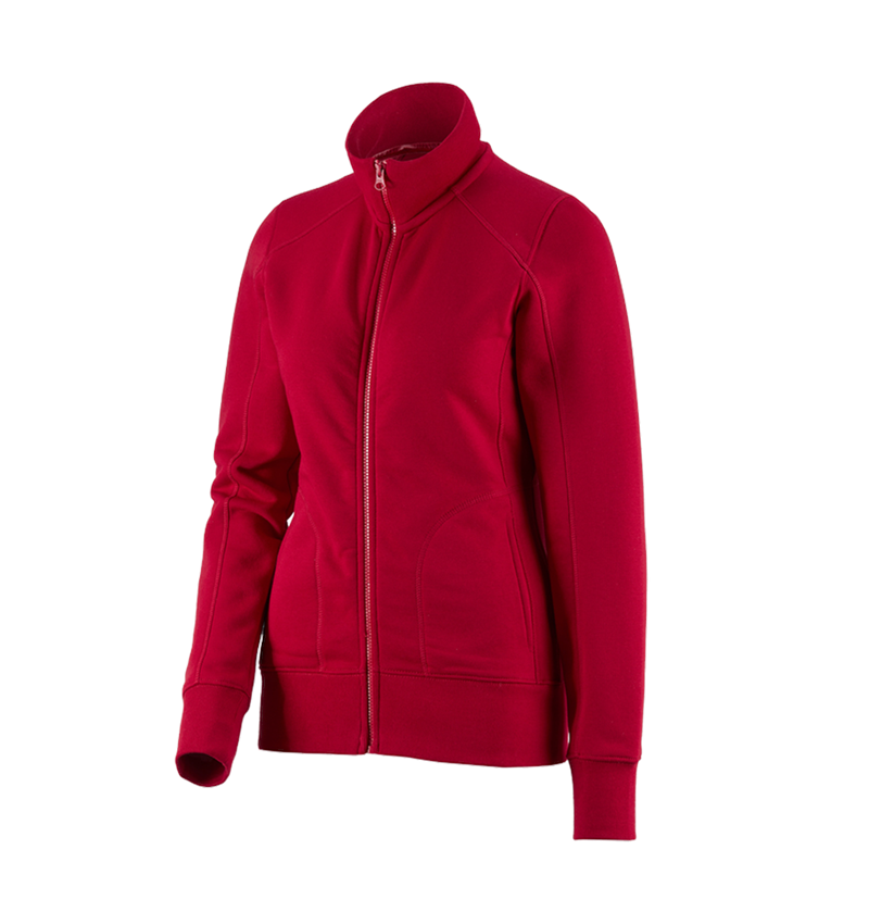 Tričká, pulóvre a košele: Mikina e.s. poly cotton, dámska + ohnivá červená 1