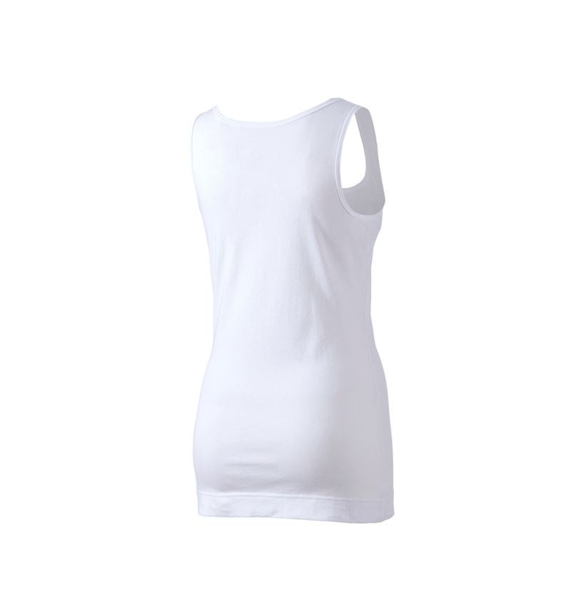 Tričká, pulóvre a košele: Dlhé tričko e.s. cotton, dámske + biela 2