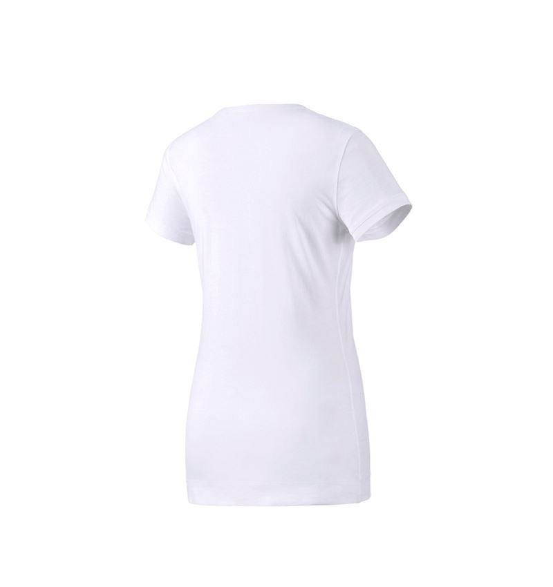 Tričká, pulóvre a košele: Dlhé tričko e.s. cotton, dámske + biela 2