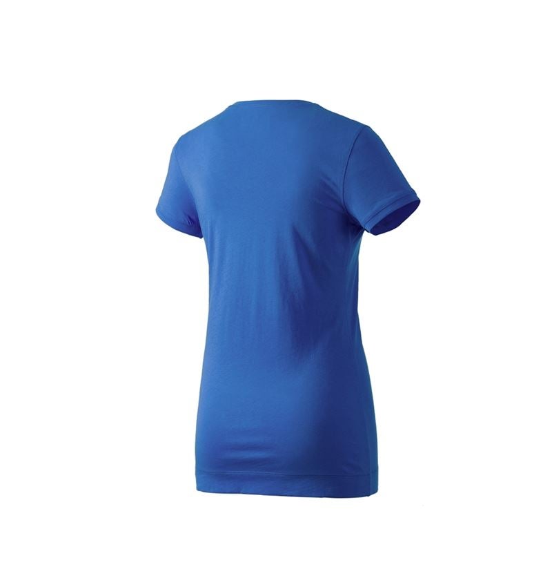 Tričká, pulóvre a košele: Dlhé tričko e.s. cotton, dámske + enciánová modrá 2
