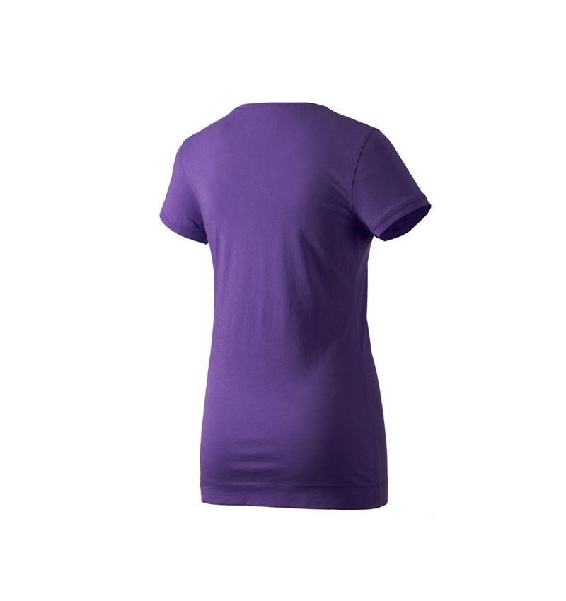 Tričká, pulóvre a košele: Dlhé tričko e.s. cotton, dámske + fialová 2