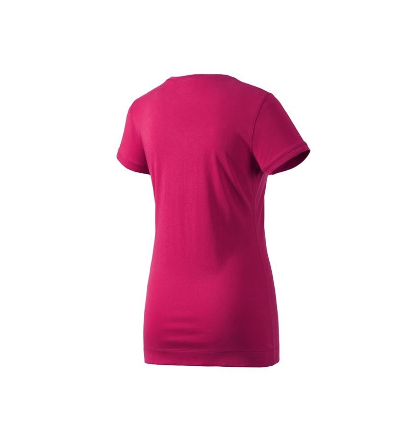 Tričká, pulóvre a košele: Dlhé tričko e.s. cotton, dámske + bobuľová 2