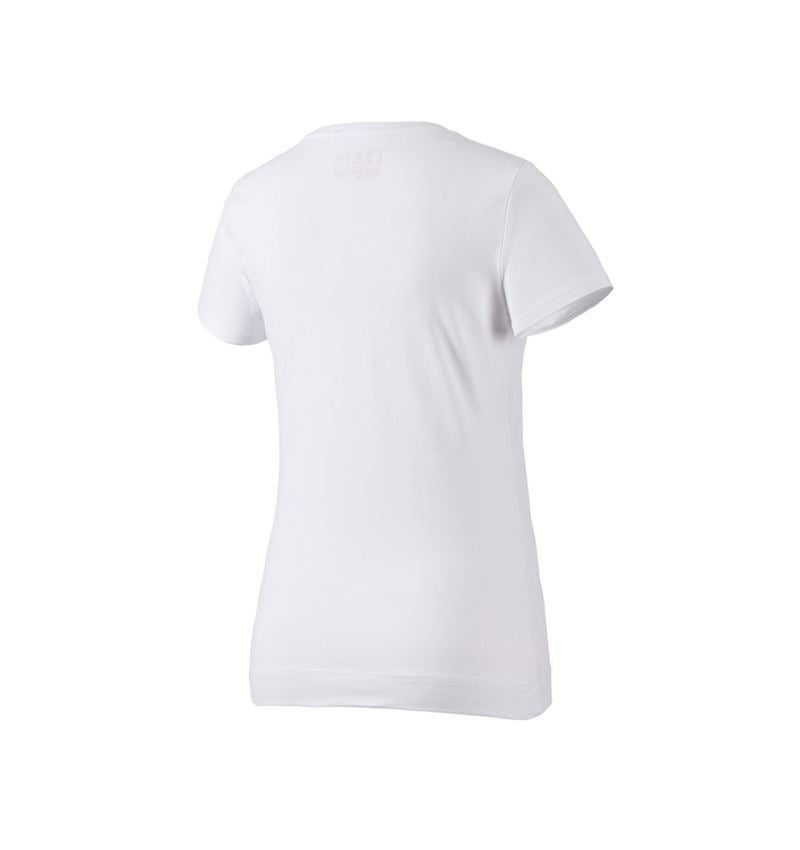 Tričká, pulóvre a košele: Tričko e.s. cotton stretch, dámske + biela 3