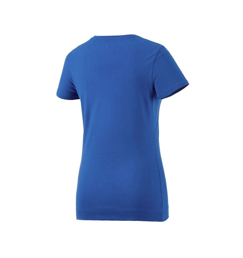 Tričká, pulóvre a košele: Tričko e.s. cotton stretch, dámske + enciánová modrá 4