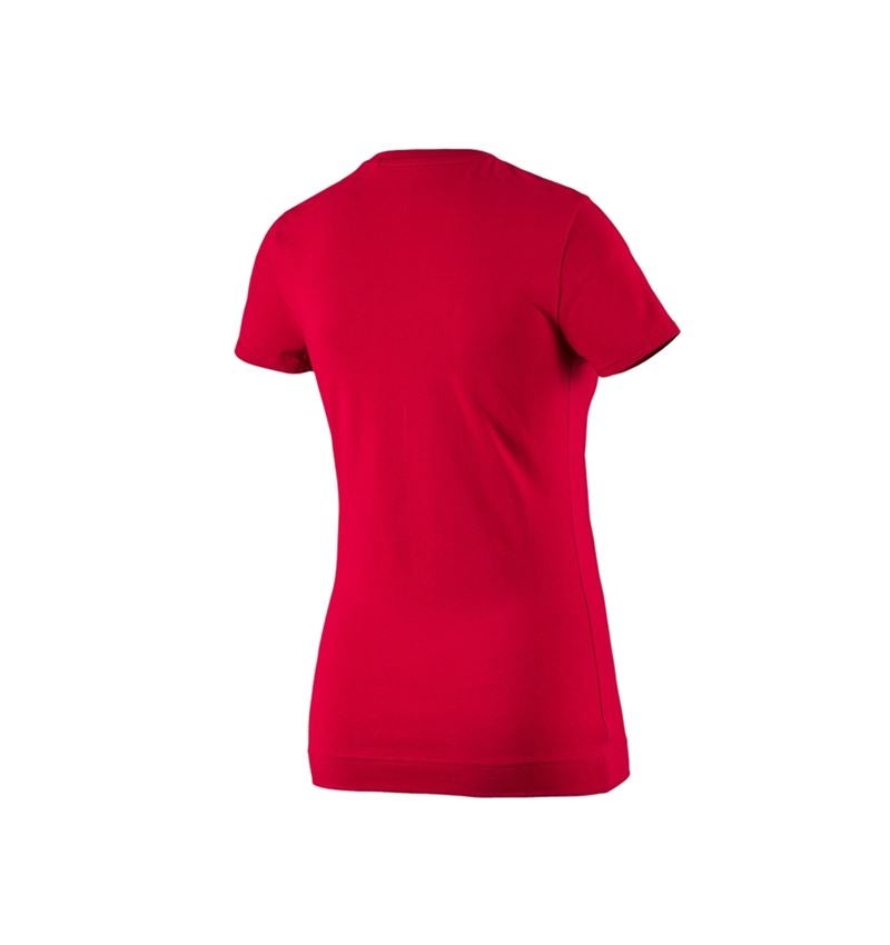 Tričká, pulóvre a košele: Tričko e.s. cotton stretch, dámske + ohnivá červená 3