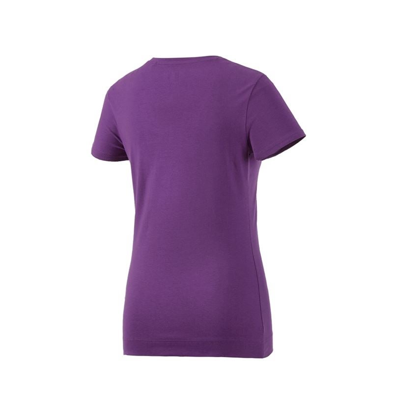 Tričká, pulóvre a košele: Tričko e.s. cotton stretch, dámske + fialová 3