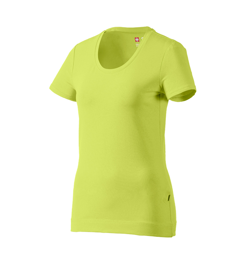 Tričká, pulóvre a košele: Tričko e.s. cotton stretch, dámske + májová zelená 2