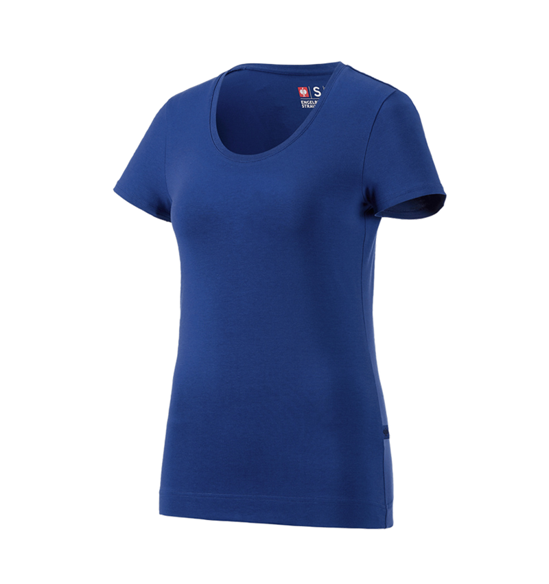 Tričká, pulóvre a košele: Tričko e.s. cotton stretch, dámske + nevadzovo modrá 2