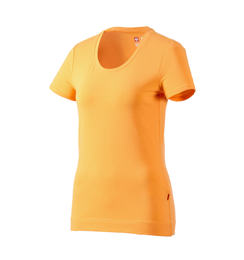 Tričká, pulóvre a košele: Tričko e.s. cotton stretch, dámske + svetlooranžová 2