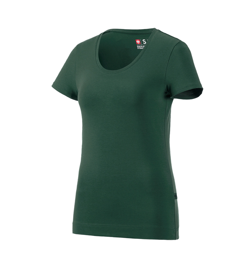 Tričká, pulóvre a košele: Tričko e.s. cotton stretch, dámske + zelená 2