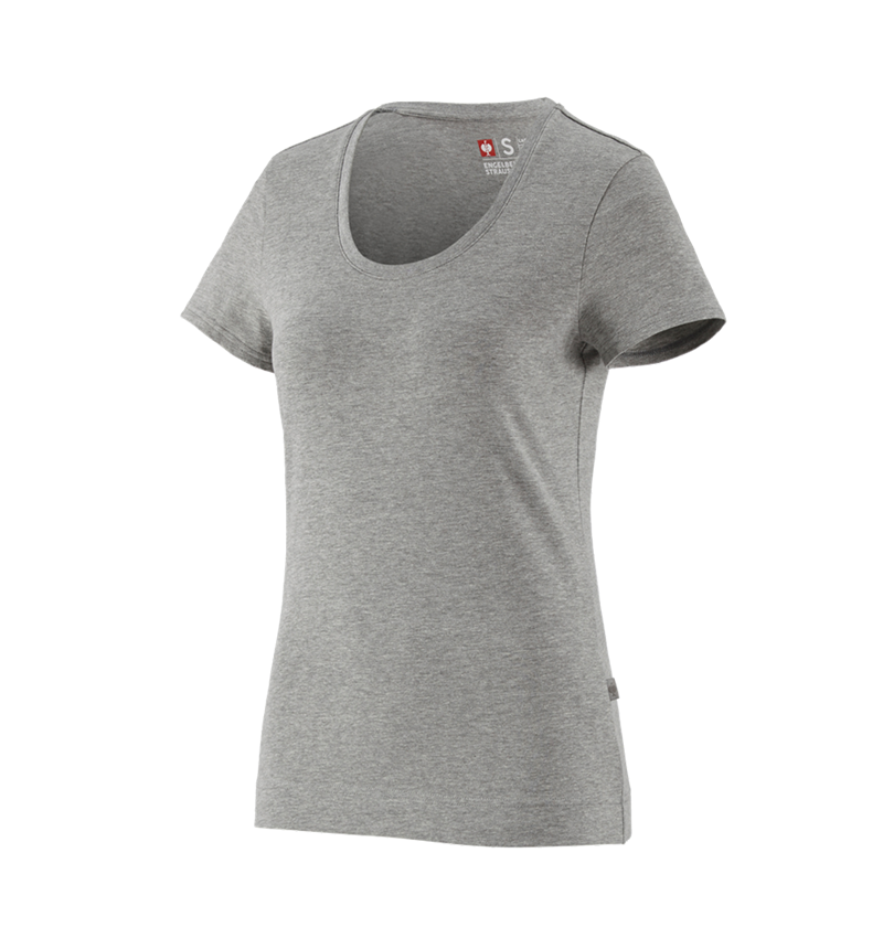 Tričká, pulóvre a košele: Tričko e.s. cotton stretch, dámske + sivá melírovaná 2
