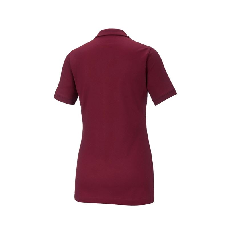 Tričká, pulóvre a košele: Piqué tričko e.s. cotton stretch, dámske + bordová 3