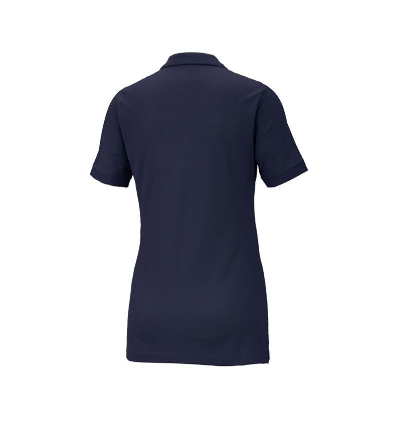 Tričká, pulóvre a košele: Piqué tričko e.s. cotton stretch, dámske + tmavomodrá 3