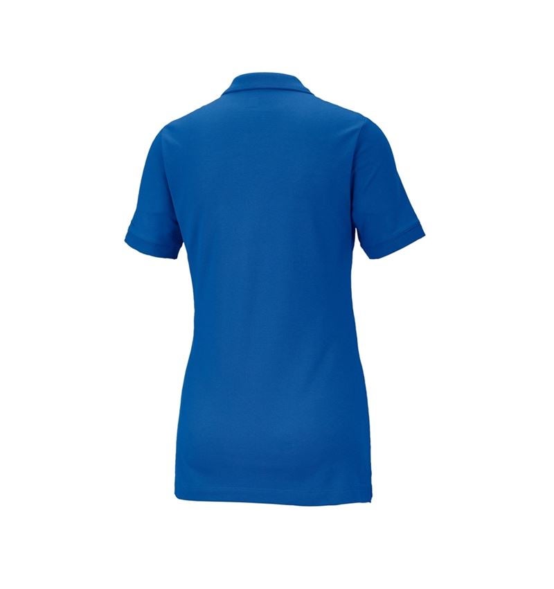 Tričká, pulóvre a košele: Piqué tričko e.s. cotton stretch, dámske + enciánová modrá 3