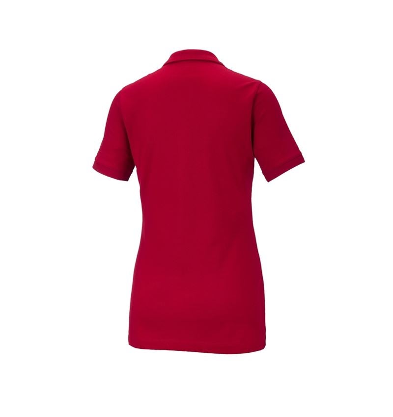 Tričká, pulóvre a košele: Piqué tričko e.s. cotton stretch, dámske + ohnivá červená 3