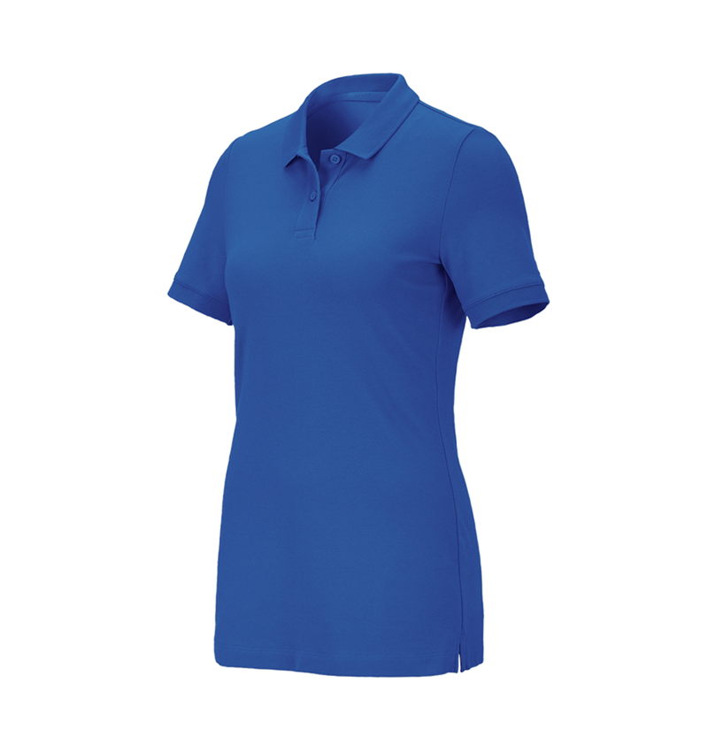 Tričká, pulóvre a košele: Piqué tričko e.s. cotton stretch, dámske + enciánová modrá 2