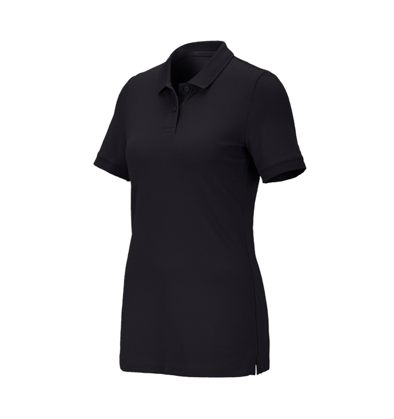 Tričká, pulóvre a košele: Piqué tričko e.s. cotton stretch, dámske + čierna 2