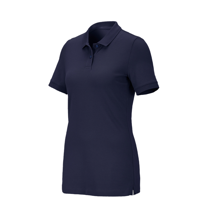 Tričká, pulóvre a košele: Piqué tričko e.s. cotton stretch, dámske + tmavomodrá 2